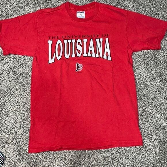 University of Louisiana - Be the Reason - Red T Shirt - M - Picture 1 of 4